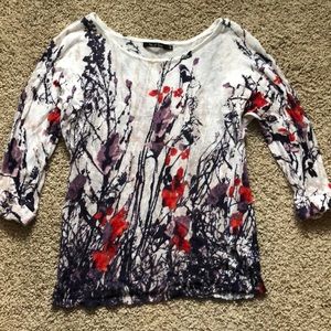 Lightweight Floral Sweater